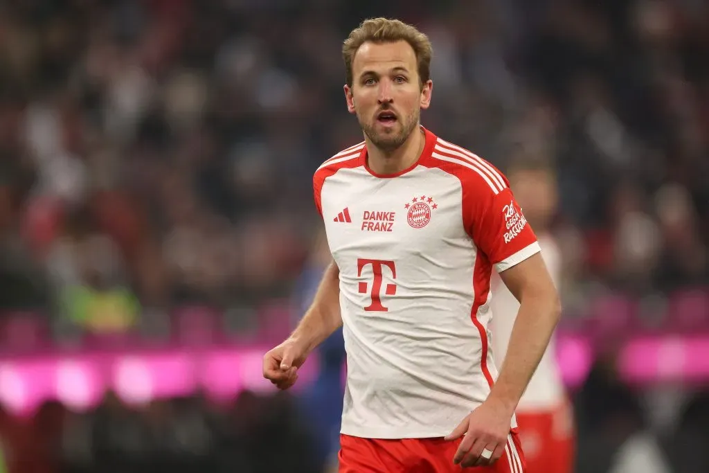 Harry Kane of FC Bayern München . (Photo by Alexander Hassenstein/Getty Images)