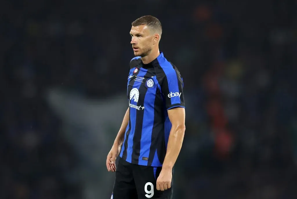 Dzeko nos tempos de Inter (Photo by Catherine Ivill/Getty Images)