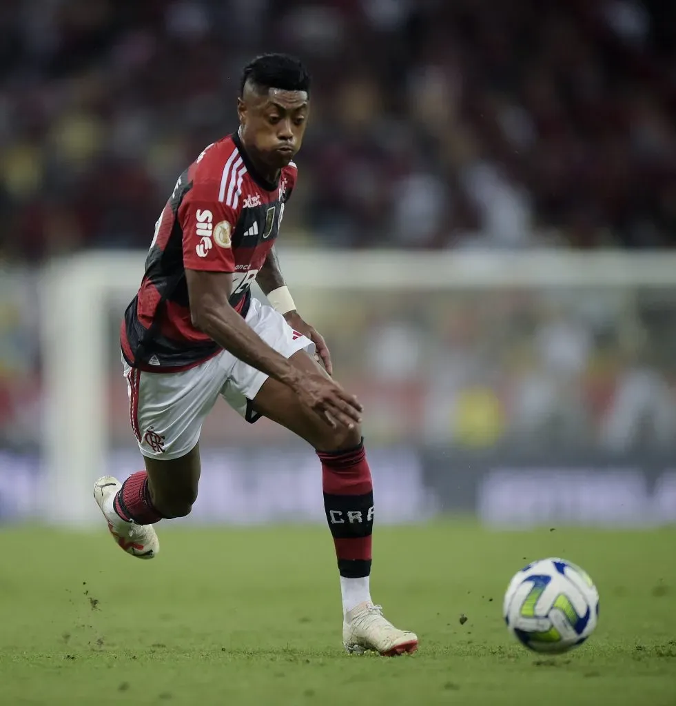 Bruno Henrique em ação no Flamengo. Foto: Alexandre Loureiro/AGIF