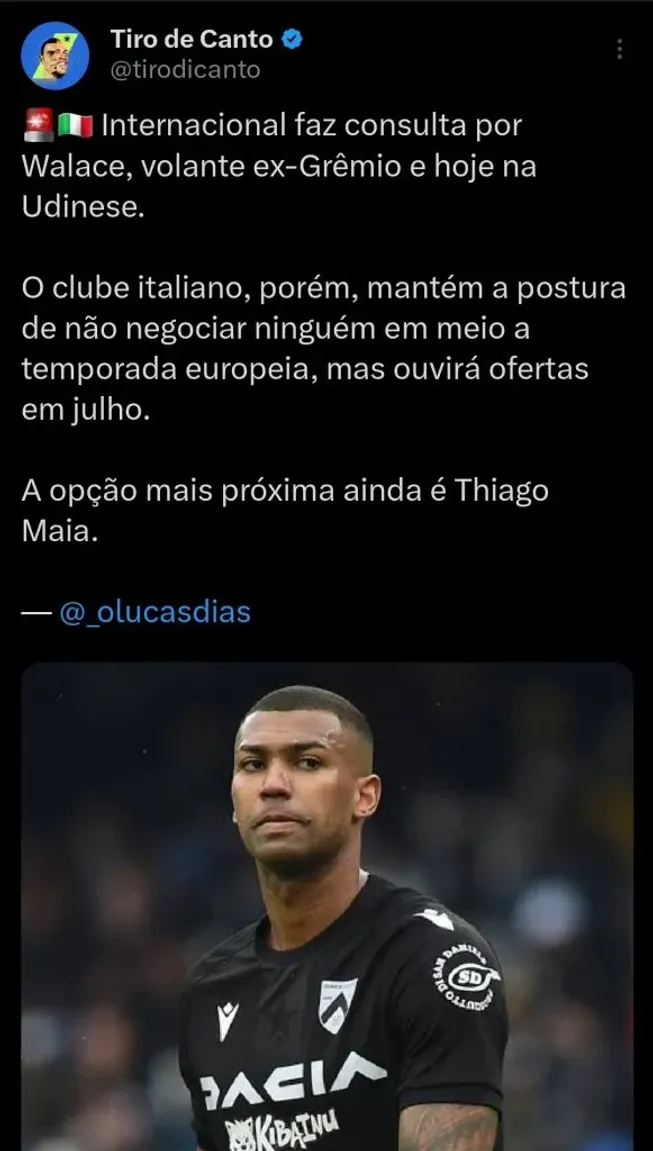 Repercussão via Twitter