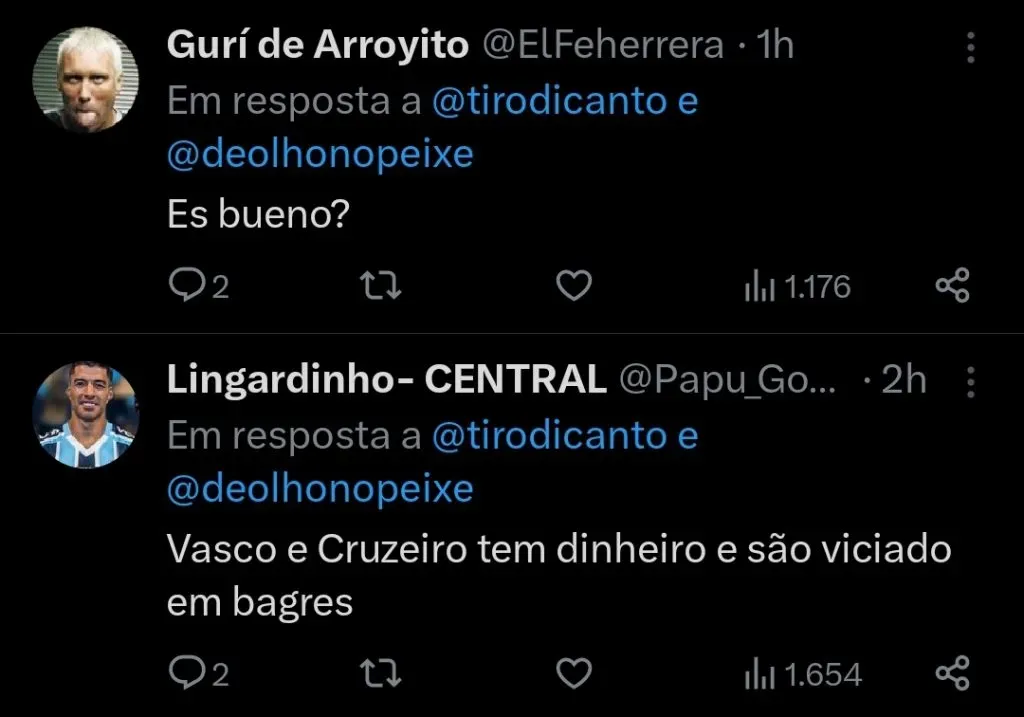 Repercussão via Twitter
