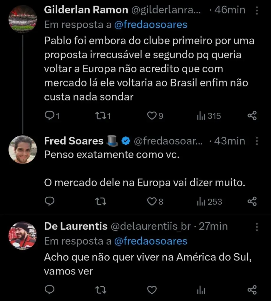 Repercussão via Twitter