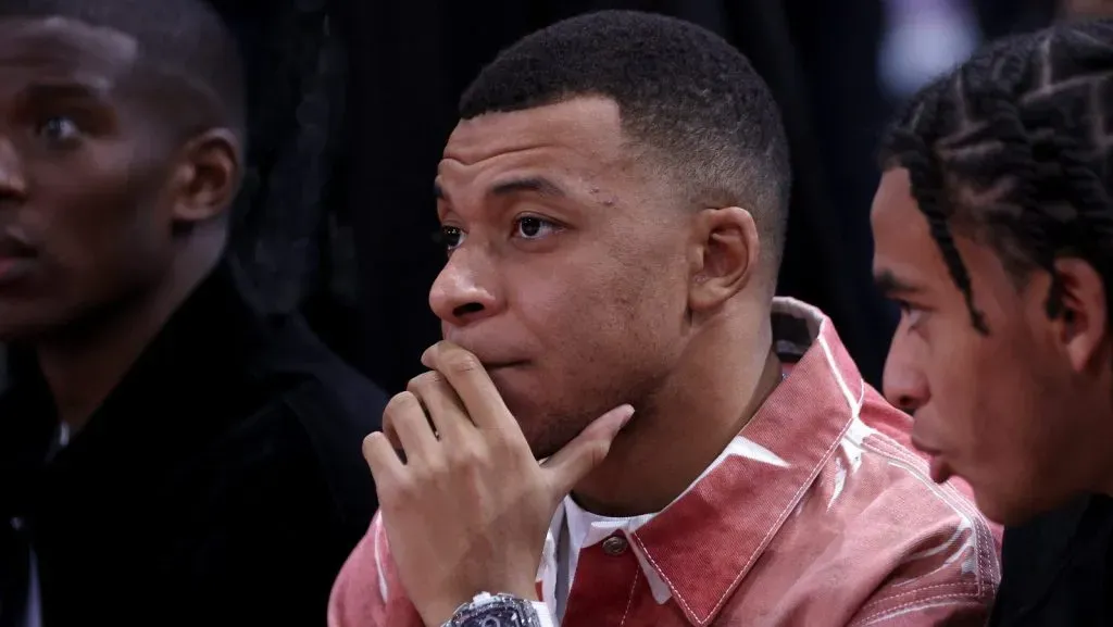 Kylian Mbappe . (Photo by Dean Mouhtaropoulos/Getty Images)