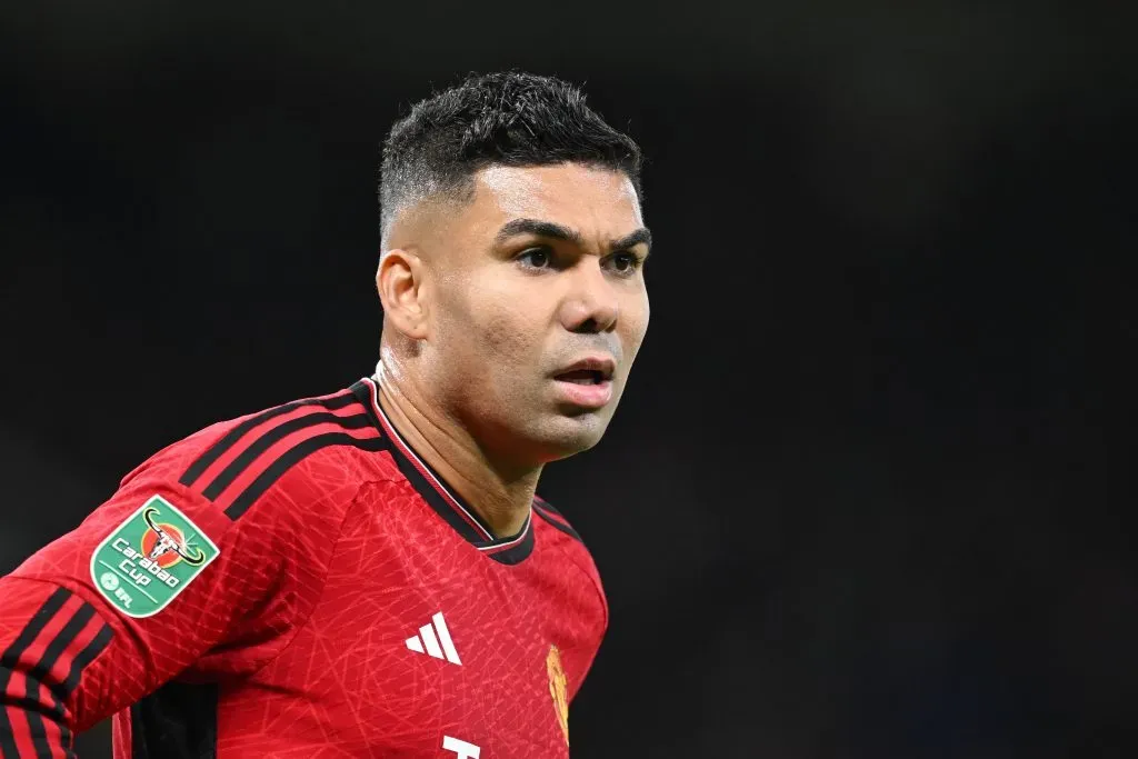 Casemiro pode ir para o Al Nassr. (Photo by Michael Regan/Getty Images)