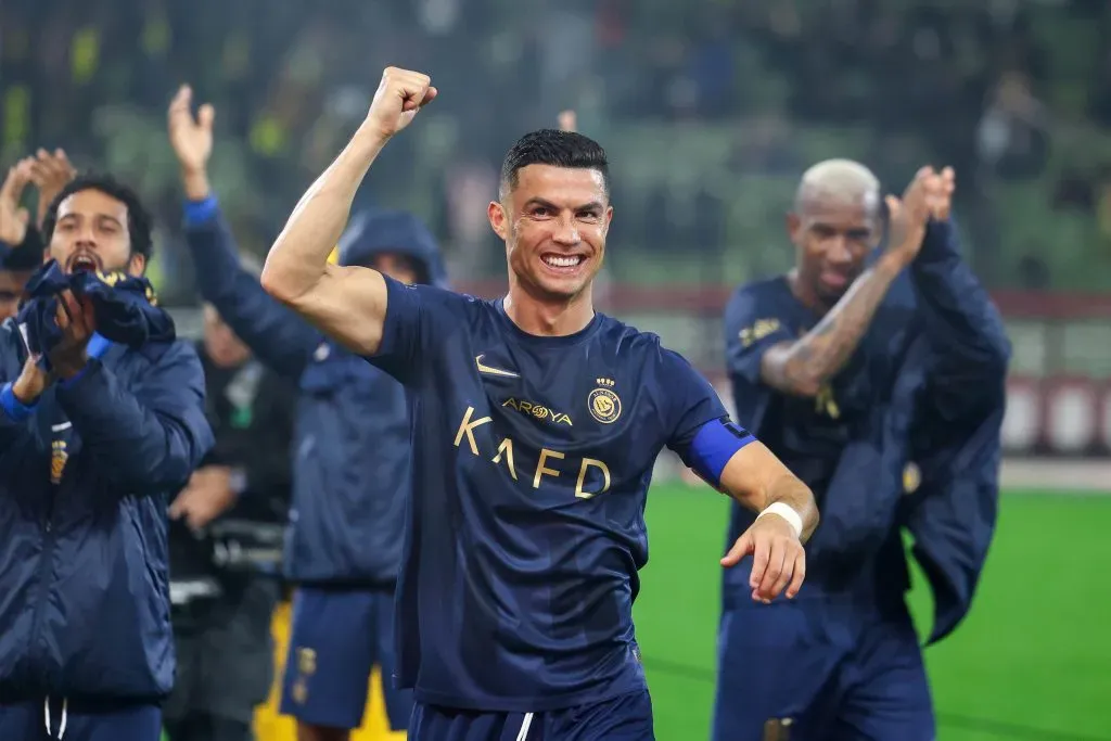 CR7 em ação pelo Al Nassr. (Photo by Yasser Bakhsh/Getty Images)