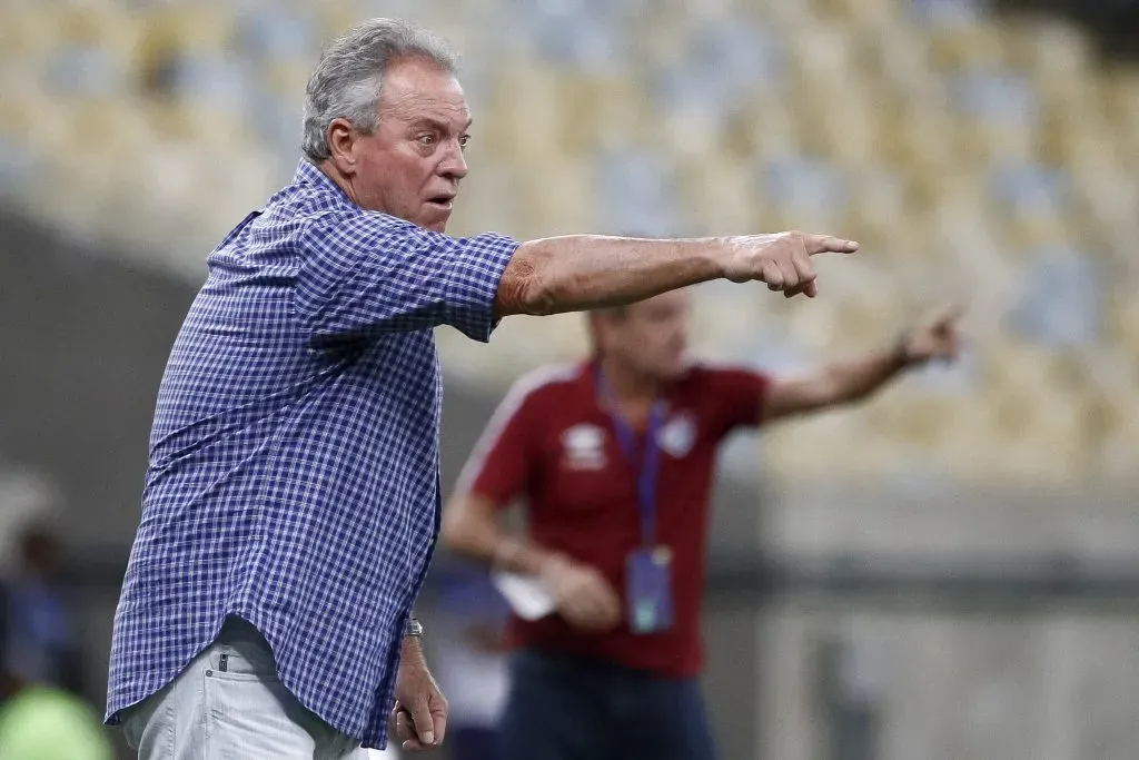 Abel Braga comandando o Fluminense. (Photo by Buda Mendes/Getty Images)