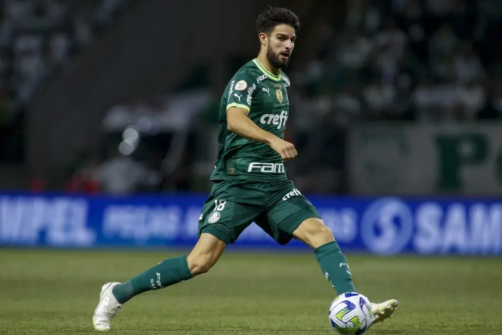 Flaco Lopez em ação pelo Palmeiras (Foto: Miguel Schincariol/Getty Images)