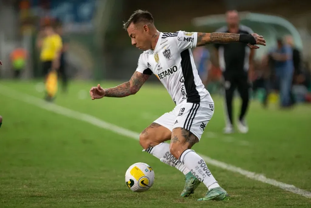 Eduardo Vargas em ação pelo Atlético Mineiro. Foto: Gil Gomes/AGIF