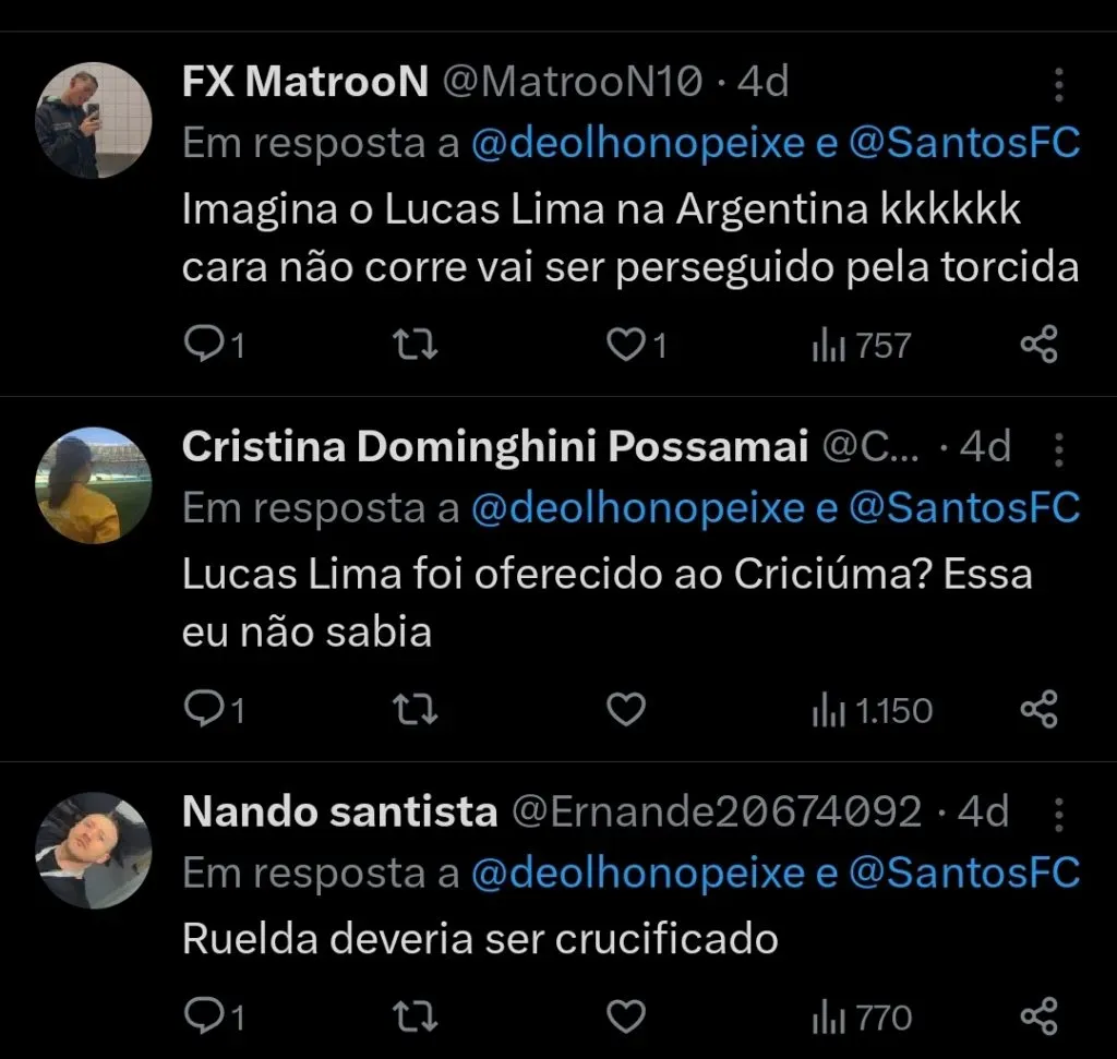 Repercussão via Twitter