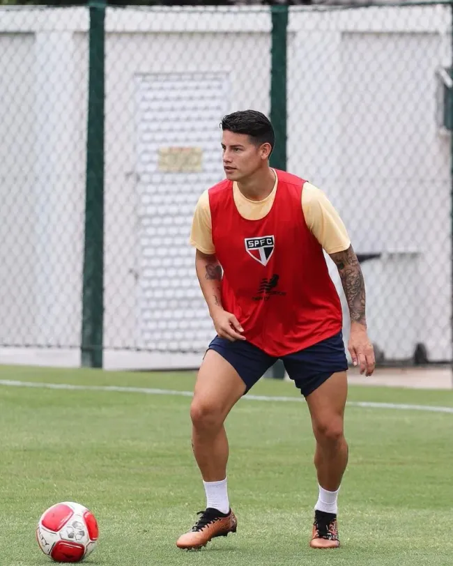 James Rodríguez, meia do São Paulo | Foto:divulgação/saopaulofc
