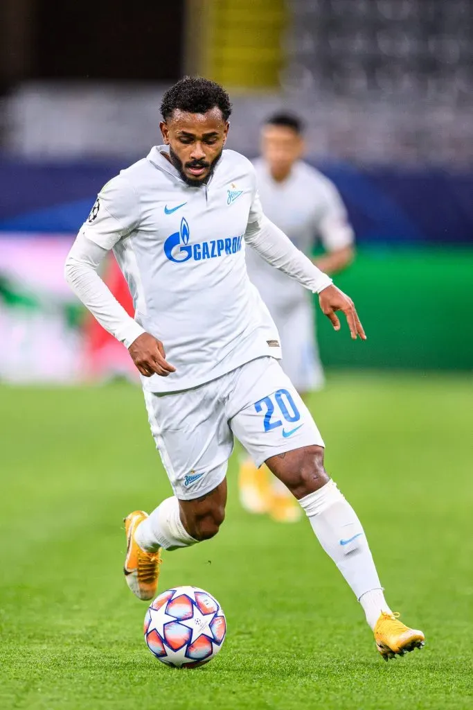 Wendel em ação pelo Zenit, da Rússia. Foto: Lukas Schulze/Getty Images