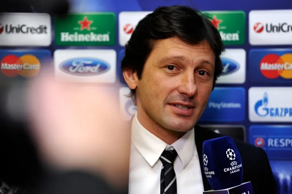 Leonardo durante os tempos de PSG. Foto: Harold Cunningham/Getty Images