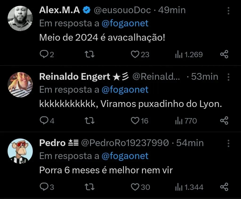 Repercussão via Twitter