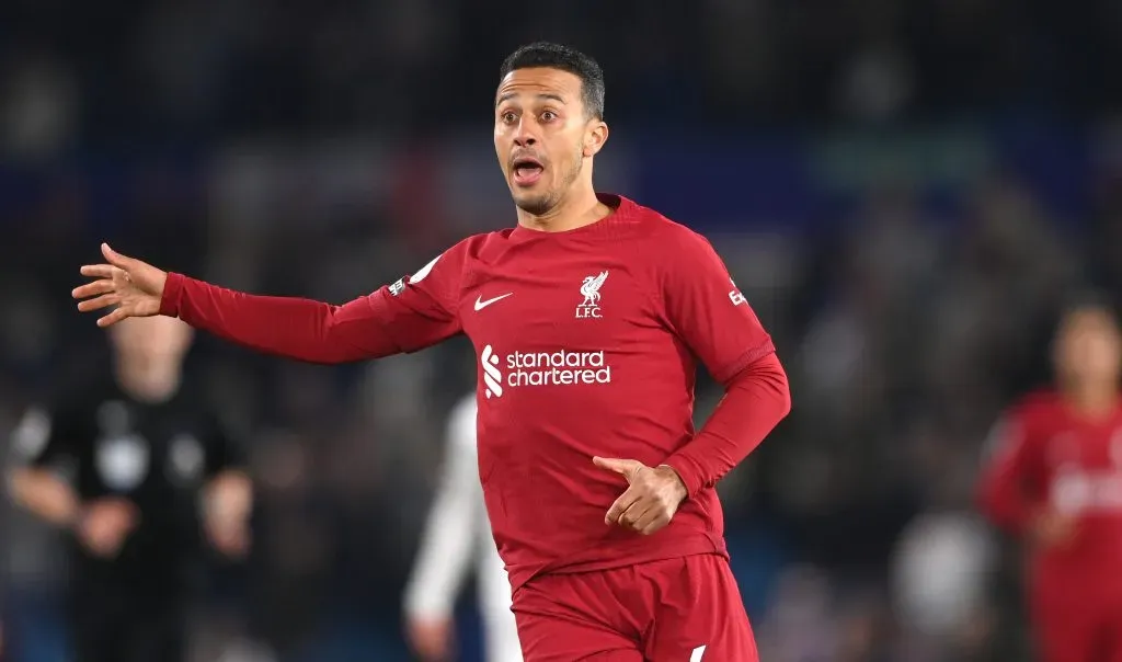 Liverpool player Thiago Alcantara (Photo by Stu Forster/Getty Images)