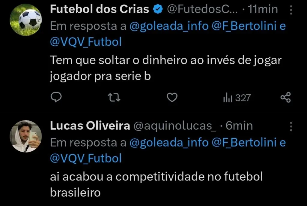 Repercussão via Twitter