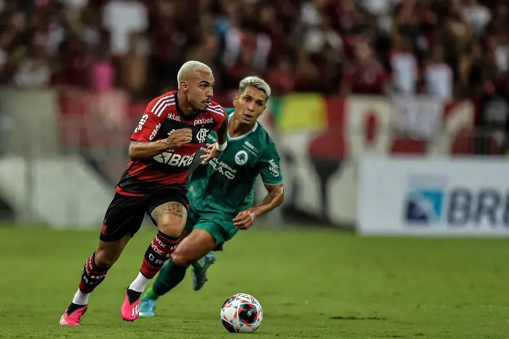 Matheuzinho em partida contra o Boavista. Foto: Thiago Ribeiro/AGIF