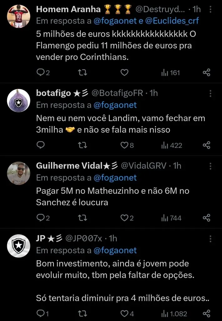 Repercussão via Twitter