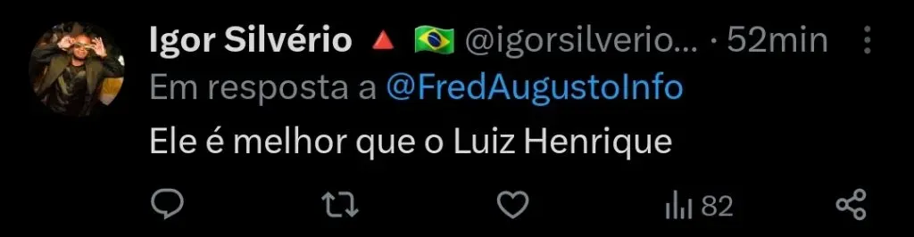 Repercussão via Twitter