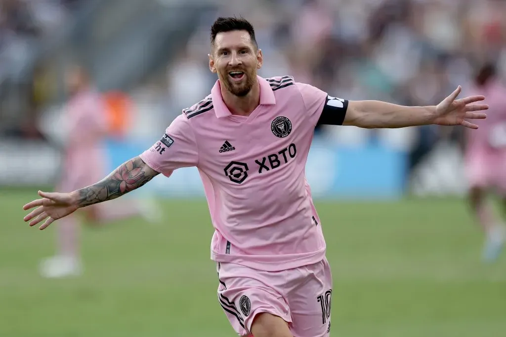 Messi no duelo diante do Philadelphia Union (Photo by Tim Nwachukwu/Getty Images)