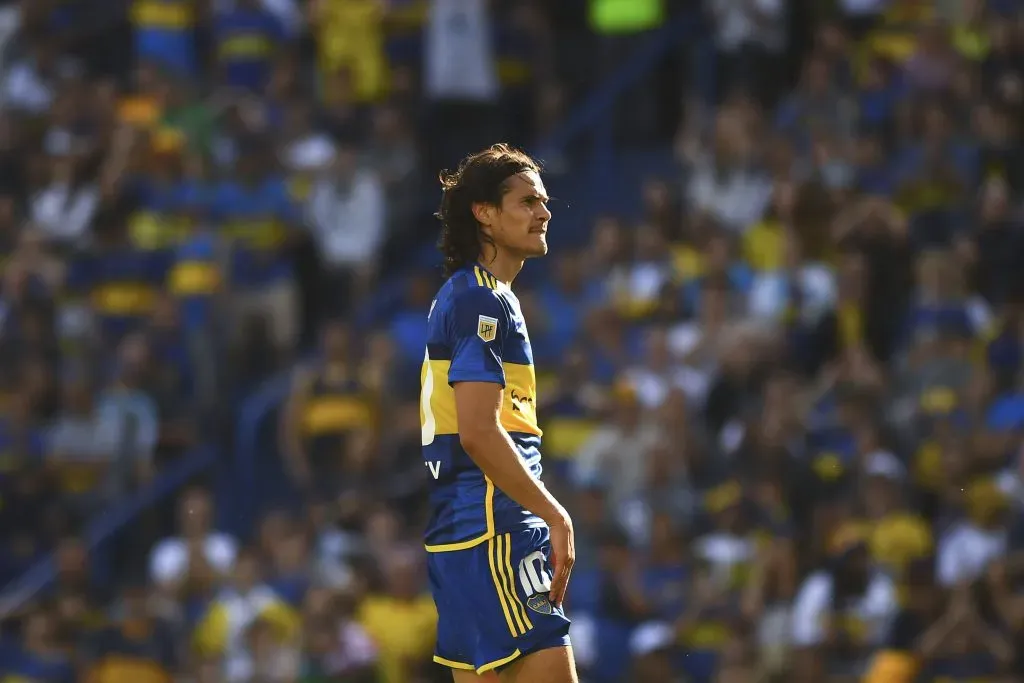 Cavani pelo Boca. (Photo by Rodrigo Valle/Getty Images)