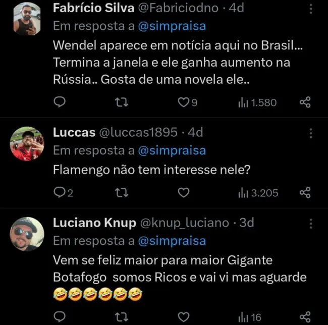 Repercussão via Twitter