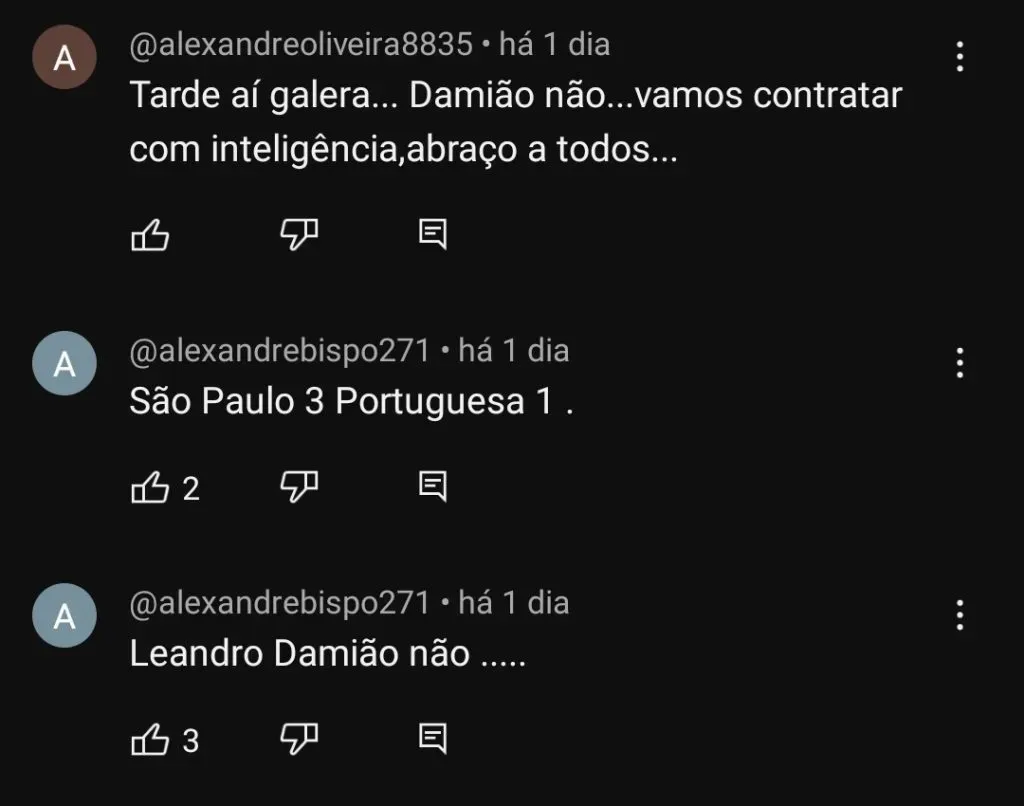 Repercussão via YouTube