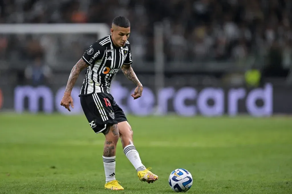 Lateral em ação diante do Palmeiras (Photo by Pedro Vilela/Getty Images)