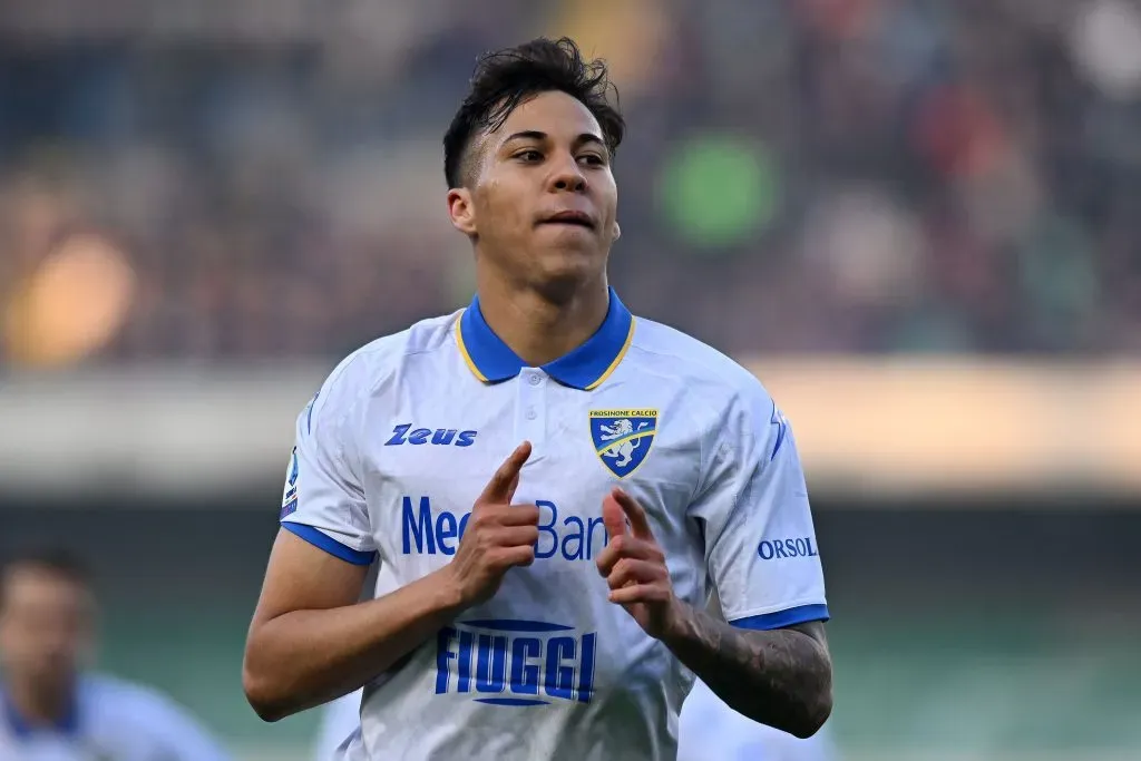 Atacante no duelo diante do Hellas Verona (Photo by Alessandro Sabattini/Getty Images)