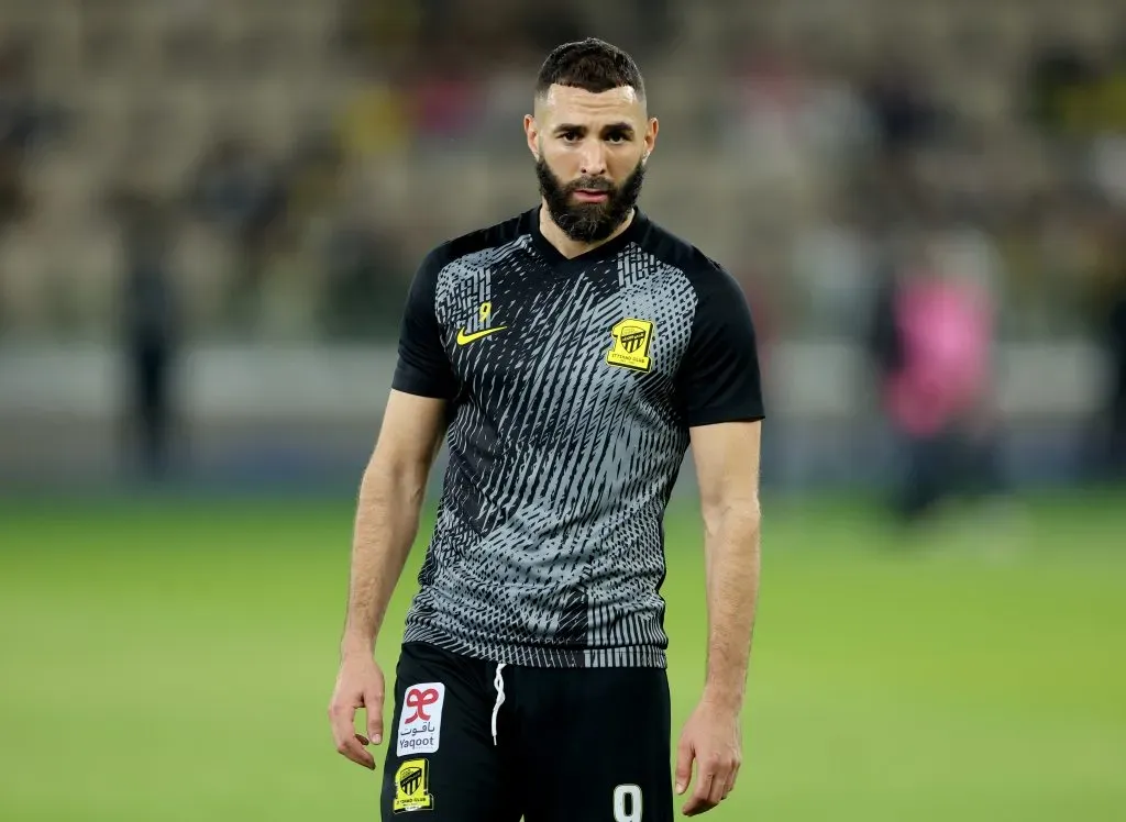 Karim Benzema of Al-Ittihad (Photo by Yasser Bakhsh/Getty Images)