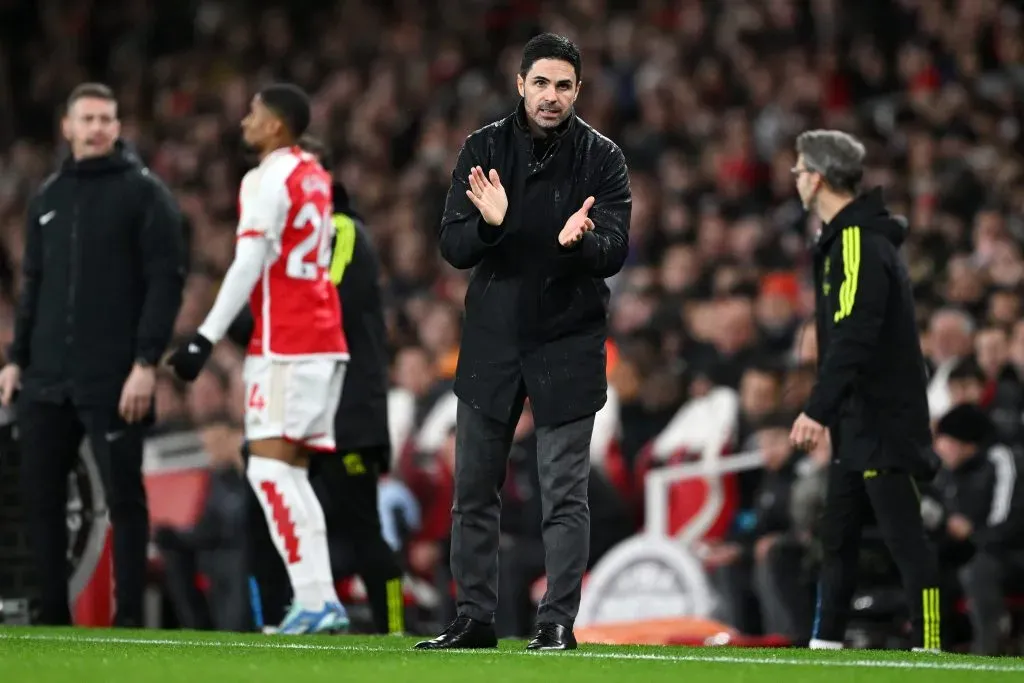 Mikel Arteta, Manager of Arsenal. (Photo by Shaun Botterill/Getty Images)