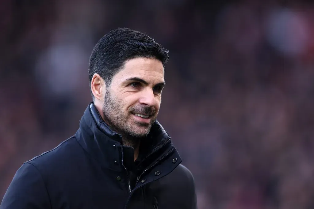 Mikel Arteta, Manager of Arsenal. (Photo by Alex Pantling/Getty Images)