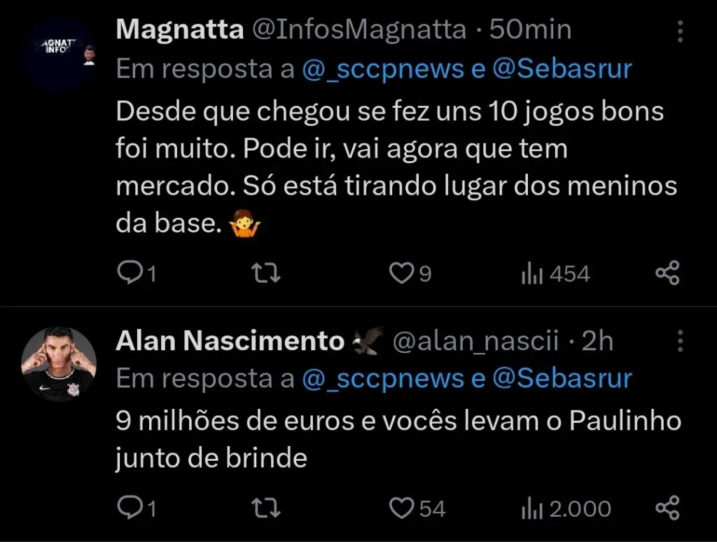 Repercussão via Twitter