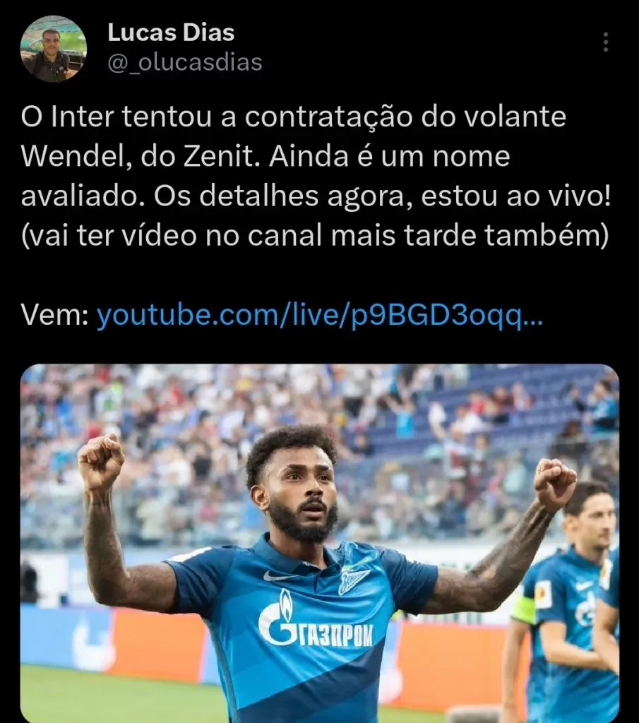 Repercussão via Twitter