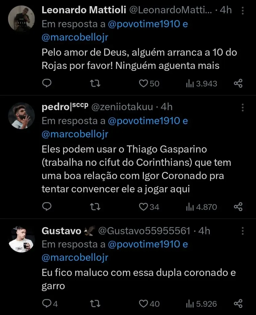 Repercussão via Twitter