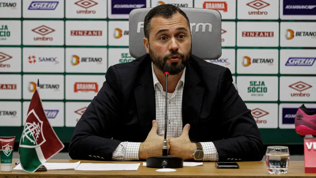 Bittencourt: abriu o jogo em entrevista coletiva (Foto: Lucas Merçon/Fluminense/Divulgação)