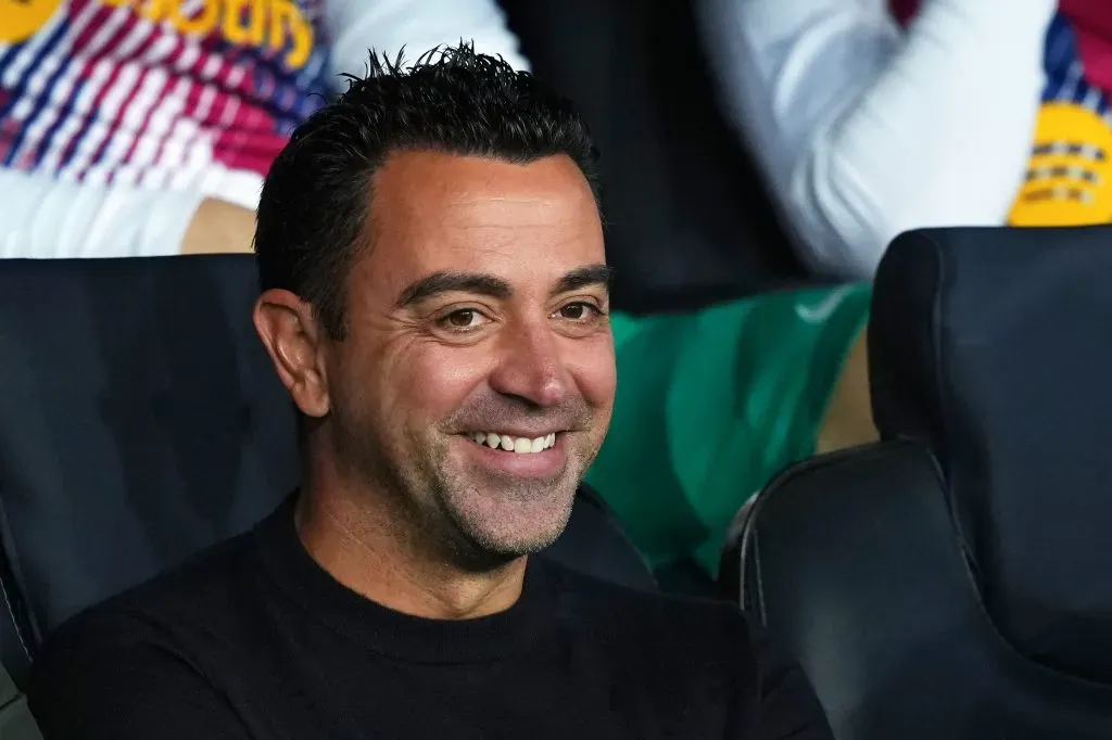 Xavi, Head Coach of FC Barcelona. (Photo by Alex Caparros/Getty Images)