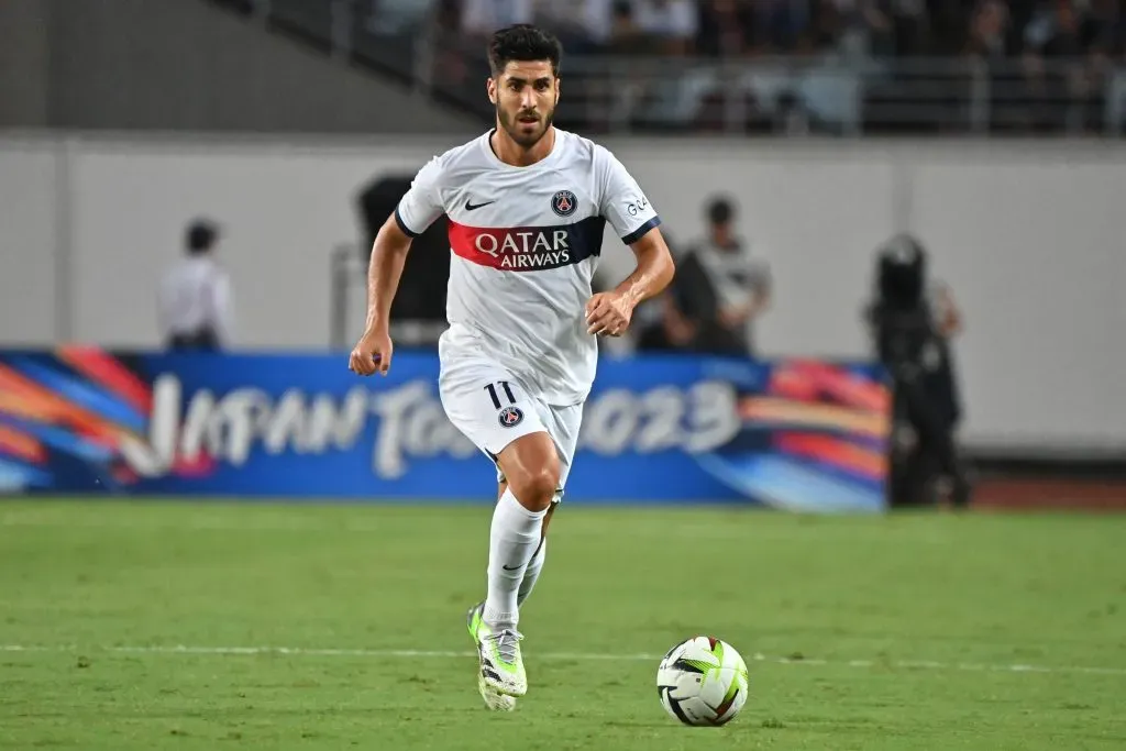 Marco Asensio of Paris Saint-Germain . (Photo by Kenta Harada/Getty Images)