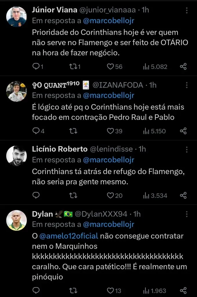 Repercussão via Twitter