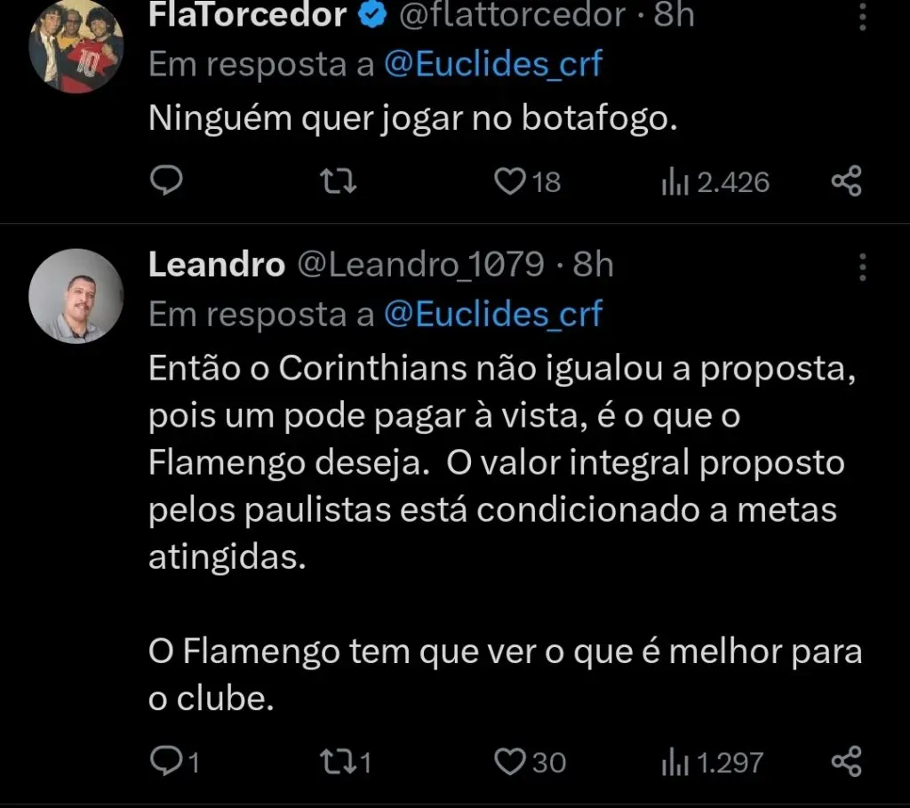 Repercussão via Twitter