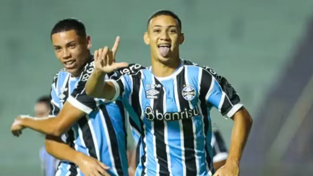 Gustavo Nunes foi destaque na Copa São Paulo de Futebol Júnior (Foto: Renan Jardim/Grêmio FBPA/Divulgação)