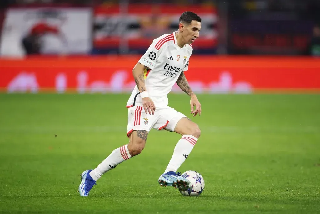 Di Maria em ação pelo Benfica. Foto: Adam Pretty/Getty Images