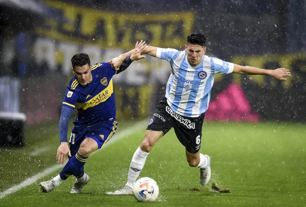 Villalba em partida contra o Boca Juniors – (Photo by Marcelo Endelli/Getty Images)
