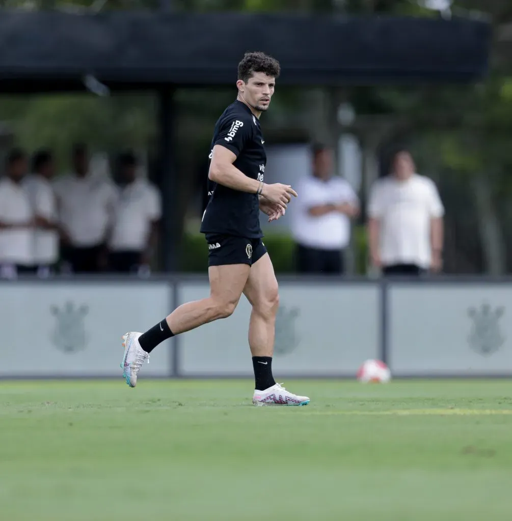 Rafael Ramos no CT | Foto: Rodrigo Coca/Agência Corinthians