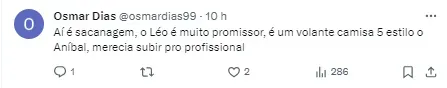 Torcedores comentam sobre o negócio envolvendo Léo