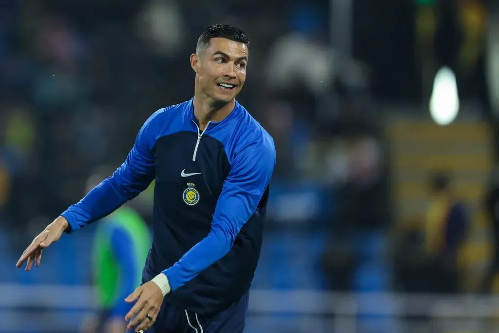 Cristiano Ronaldo em ação pelo Al Nassr. Foto: Yasser Bakhsh/Getty Images