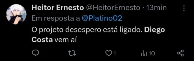 Repercussão via Twitter