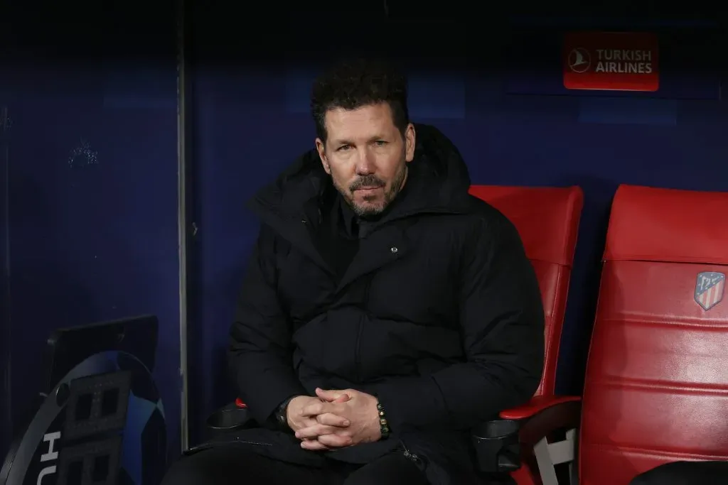 Manager Diego Pablo Simeone alias el Cholo of Atletico de Madrid  (Photo by Gonzalo Arroyo Moreno/Getty Images)