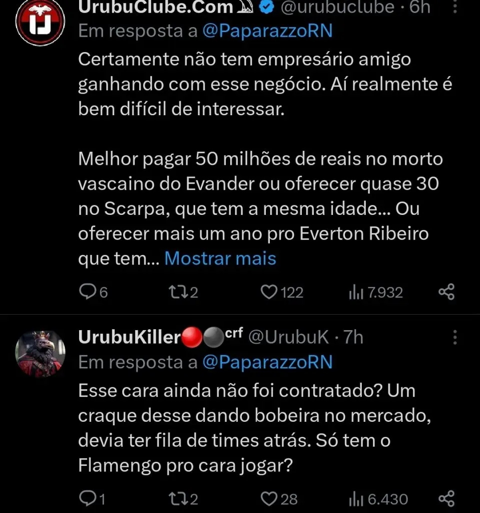 Repercussão via Twitter