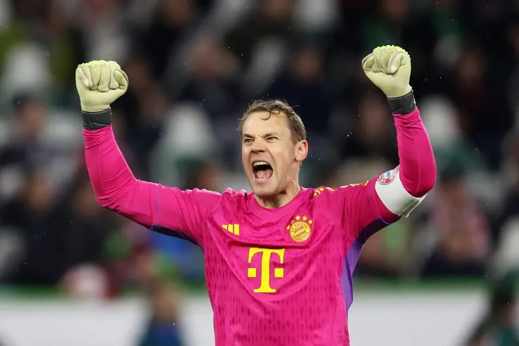 Manuel Neuer of Bayern Munich . (Photo by Joern Pollex/Getty Images)