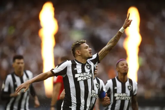 Tiquinho Soares of Botafogo . (Photo by Wagner Meier/Getty Images)